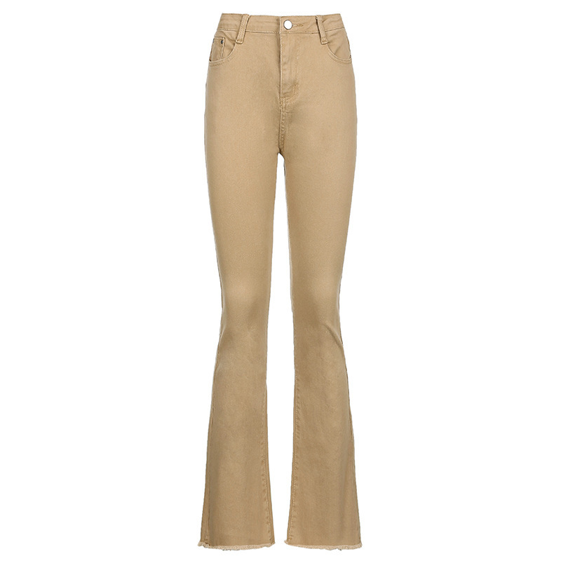 Picture of Micro Horn High waist Slimming jeans 2022 autumn and winter Europe and the United States cross-border foreign trade Amazon new women's fashion
