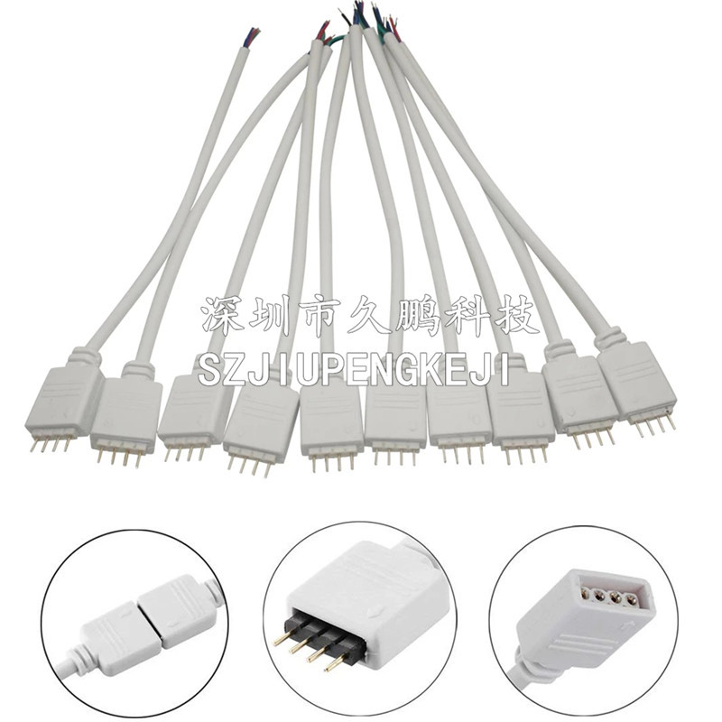 RGB controller connection line LED male and female connection line light bar 4p connection line row female 4p female head