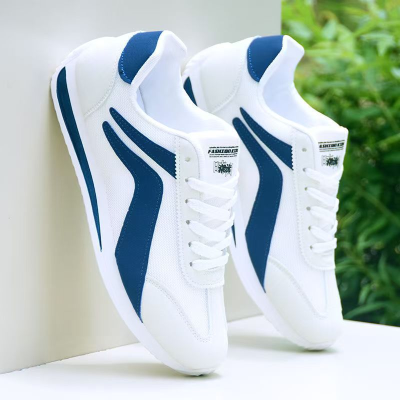Men's Shoes New Summer Korean Style Fashionable sneaker Mesh Casual Sneakers Men's Students Running Trendy Shoes Cross-border Daifa