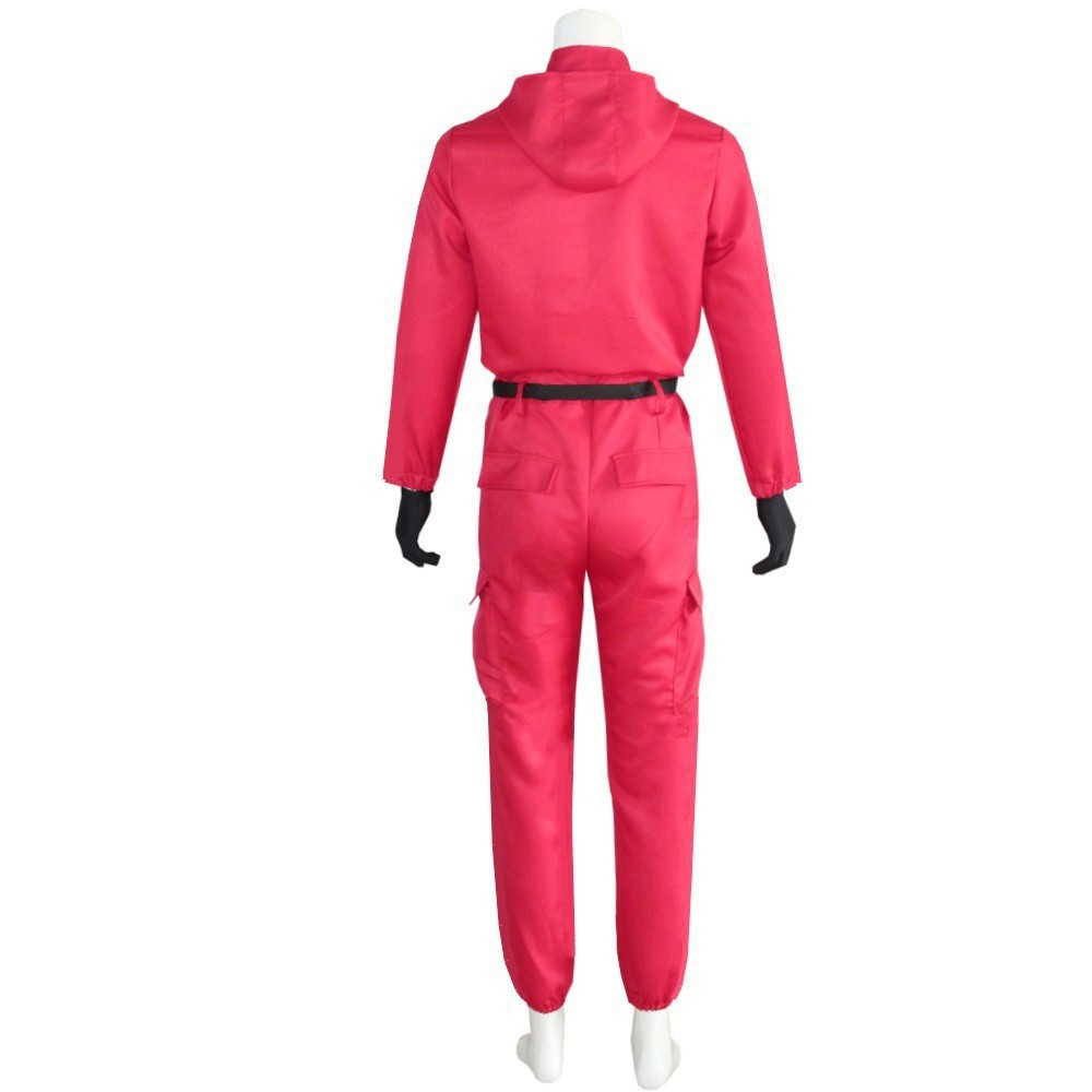 Picture of Halloween cosplay jumpsuit red rose red