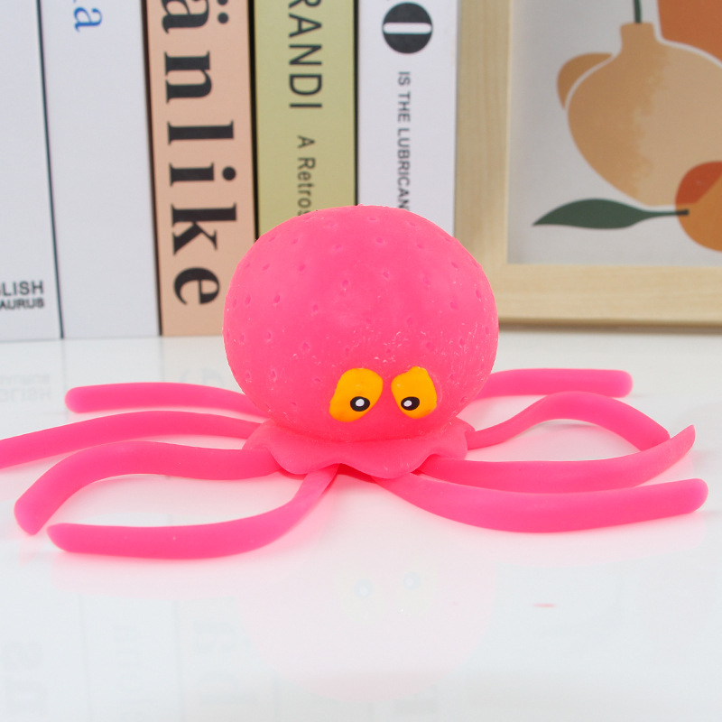 Picture of Octopus pinch music marine animals children bath toys TPR play water decompression toys octopus Octopus wholesale