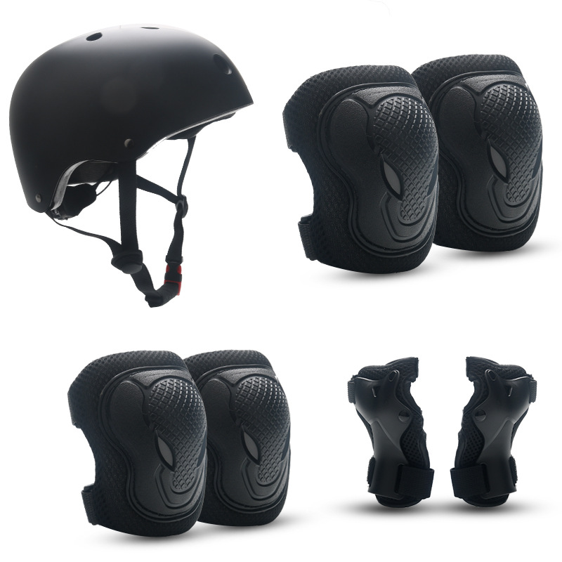 Adult Children Roller Skate Protector Riding Helmet suit Balance Bicycle Skating Foreign Trade Sports Knee Protector Elbow Protector