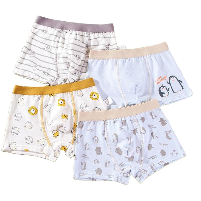 Children's underwear boys fine shuttle cotton baby large children boys boxer underwear boys underwear wholesale postage