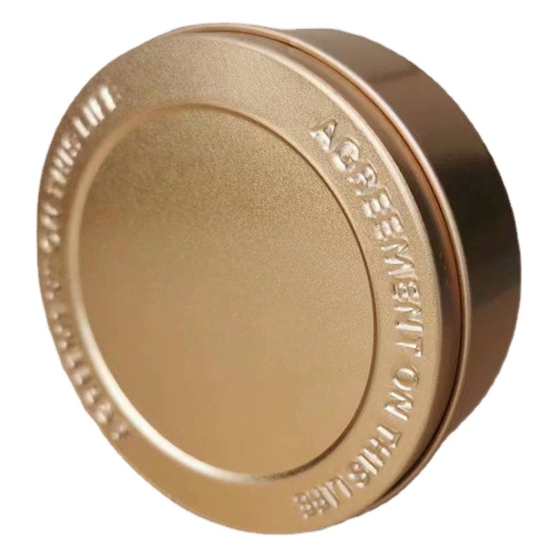 Screen Printing Processing, Printed Logo Qr Code, Sponge Lining, Square Round Metal Iron Box Printing Customization