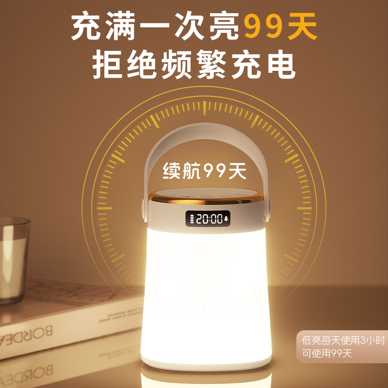 Night light, bedroom sleep light, led desk lamp, USB energy-saving lamp, eye protection, home bedside lamp, rechargeable student dormitory light