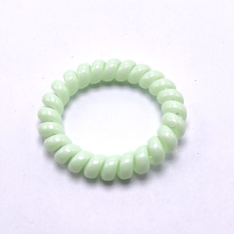 Picture of Candy Color Bold Bracelet Telephone Line Hair Ring Extra Large Rubber Band South Korea Headwear Hair Accessories Headband Spring Ring