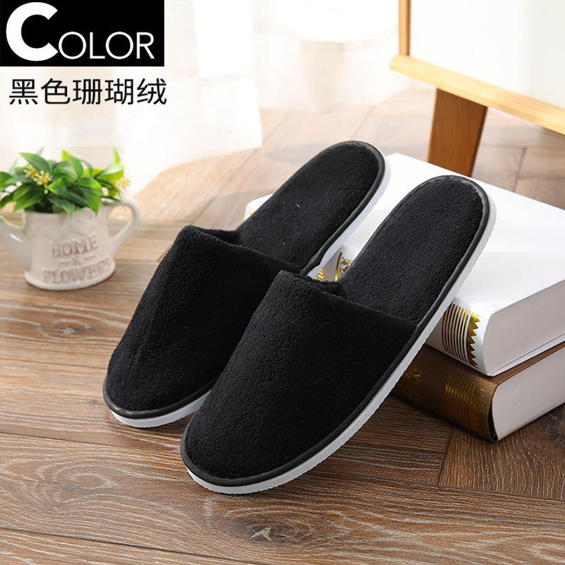 Picture of Hotel Guest House Supplies Disposable Slippers Home Aviation Coral Spot slipper Travel Beauty Salon