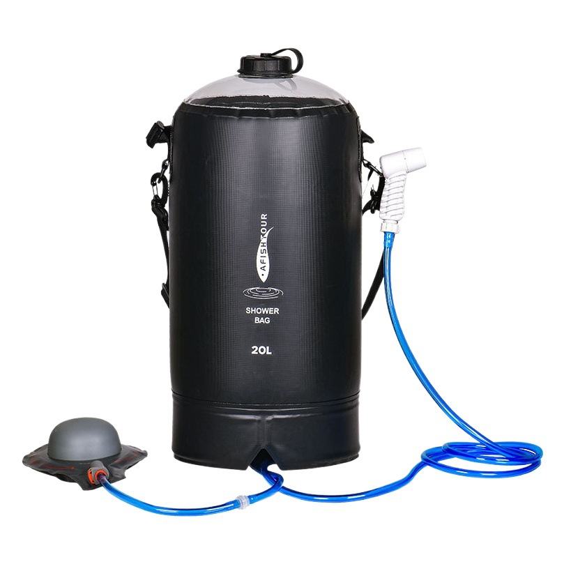 Amazon Explosions in stock Portable Bath Bag Foldable Mountaineering Camping Outdoor Shower Bag Camping Bathing Equipment