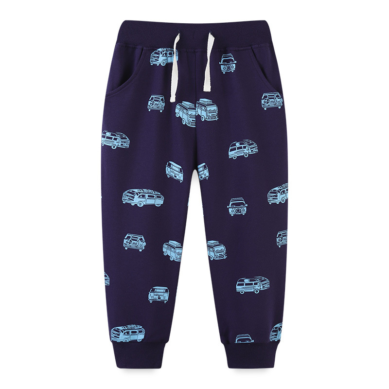 Picture of Cross-border supply of children's sports pants autumn new boys pants long printed pocket children's pants a generation of hair