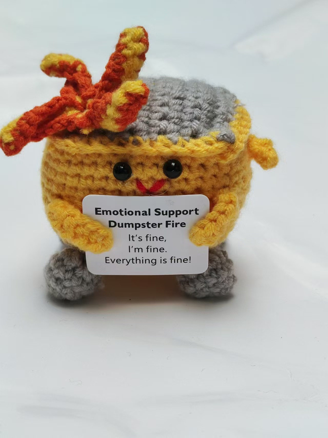 Picture of A Handmade Wool Woven Pendant Internet Celebrity Funny Positive Energy Vegetable Finished Fruit Doll Ornaments Pendant