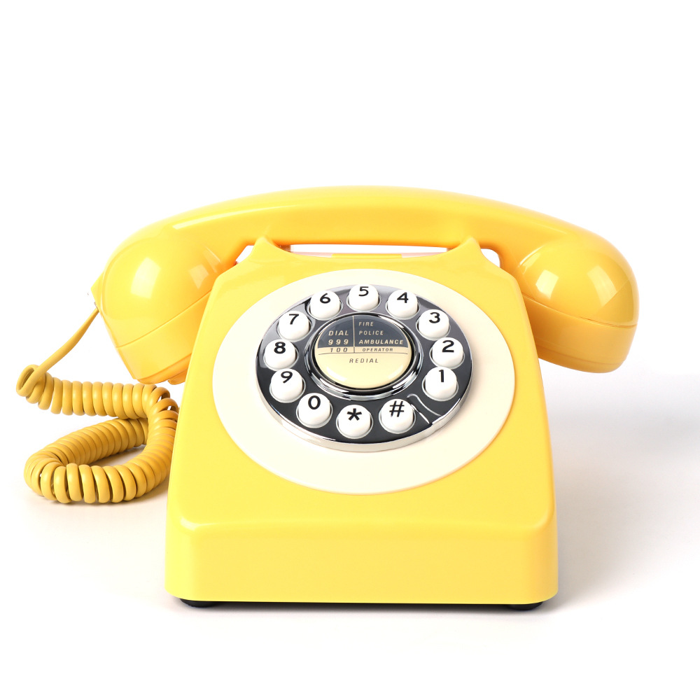 Picture of Cross-Border Retro Telephone Button Phone Fixed Landline Guest Room Office Home Hotel Antique Telephone Manufacturer