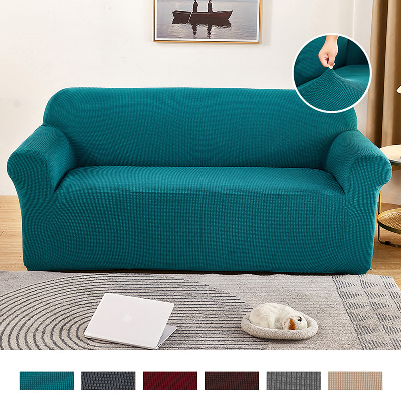 sofacover cross-border Amazon Elastic all-inclusive corn grain waterproof sand release cover one-piece sofa cover