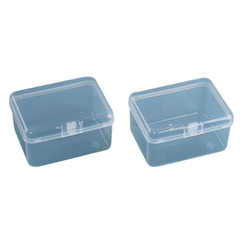 Transparent Stationery Storage Box PP Mobile Phone Tool Box Rectangular Plastic Box Parts Box Components Accessories Box Thickened
