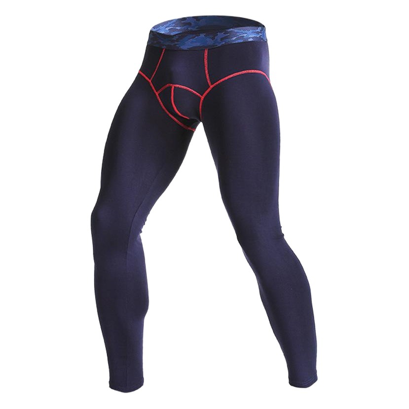 Men's Autumn Pants Autumn and Winter Nine-point Nose Men's Warm Pants Tight Thin Warm Pants Fashion Solid Color Mid-waist Leggings