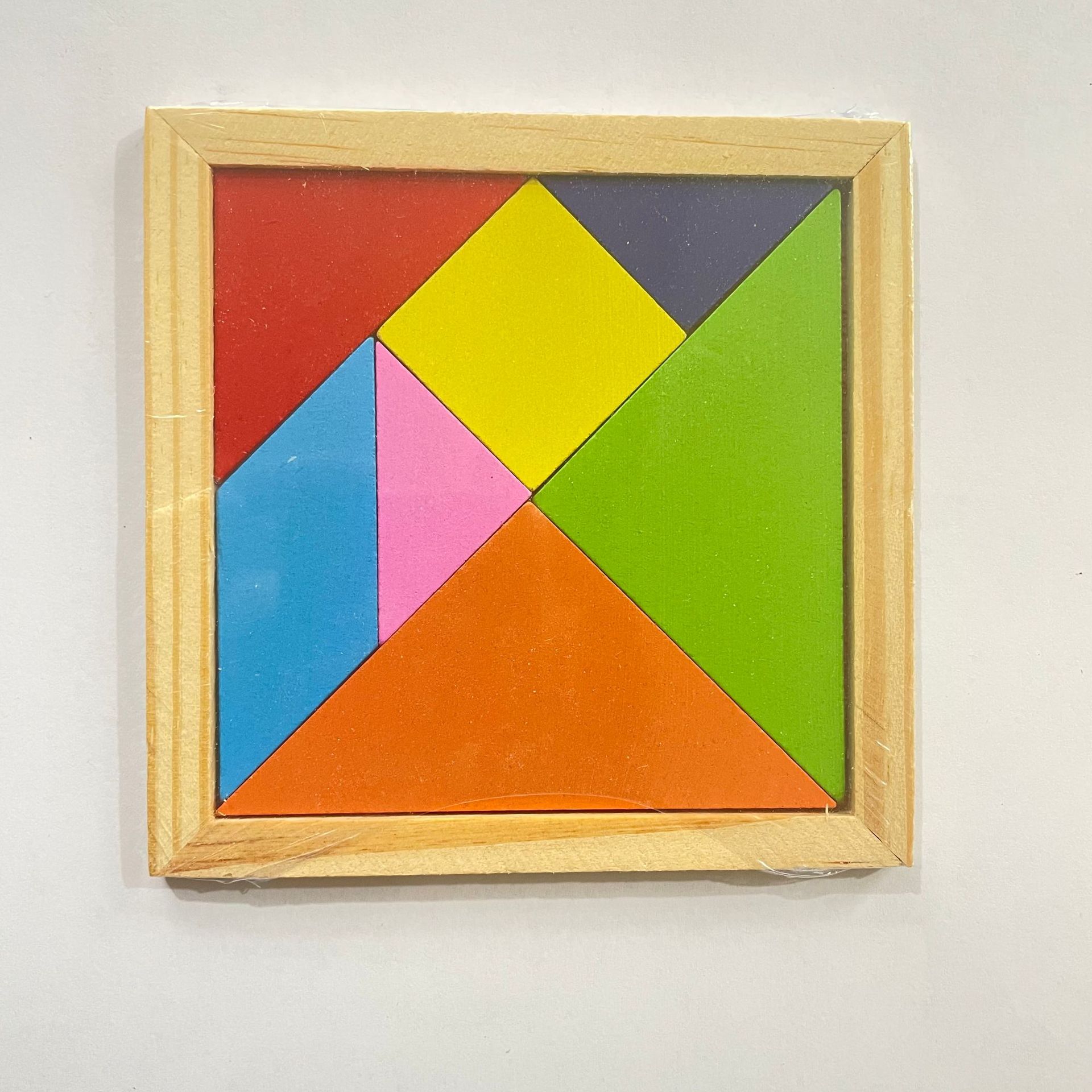 Picture of Kindergarten Varied Tangram Teaching Aids Assembled Geometric Shape Benefitable Intelligence Toys 6-12 Years Old Children's Small Gift Award