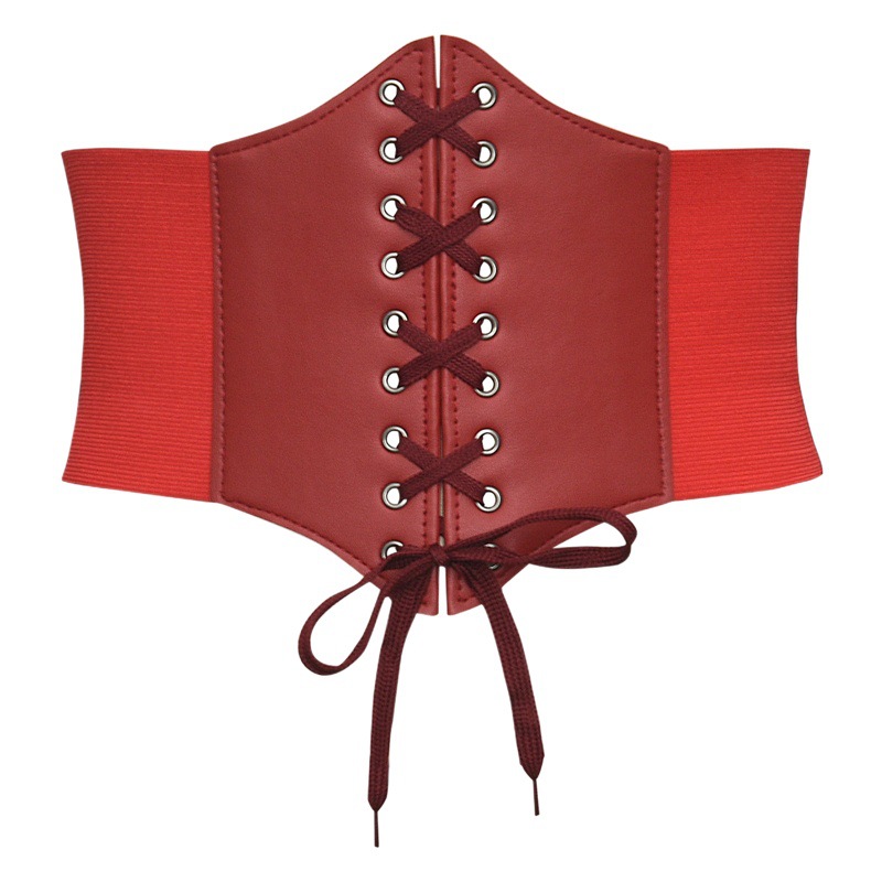 European and American Style Wide Elastic Belt Korean Style Elastic Waist Seal Women's Decorative Dress Simple Fashion Versatile Sweater