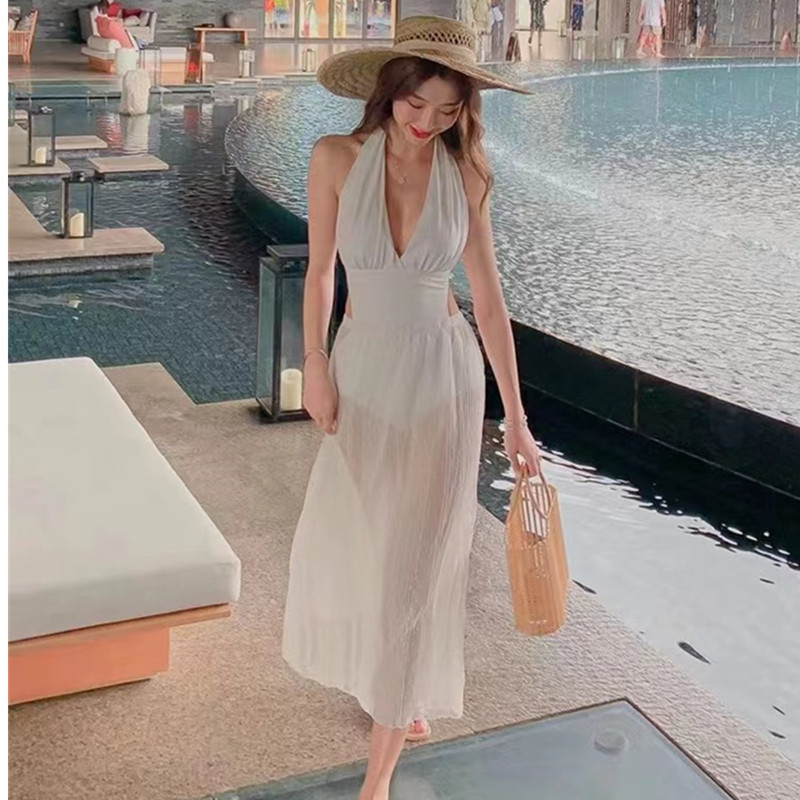 2025 New Fairy Swimsuit Women's Summer Separates Bikini Three-Piece Beach Vacation Korean Pure Desire Sexy Swimsuit