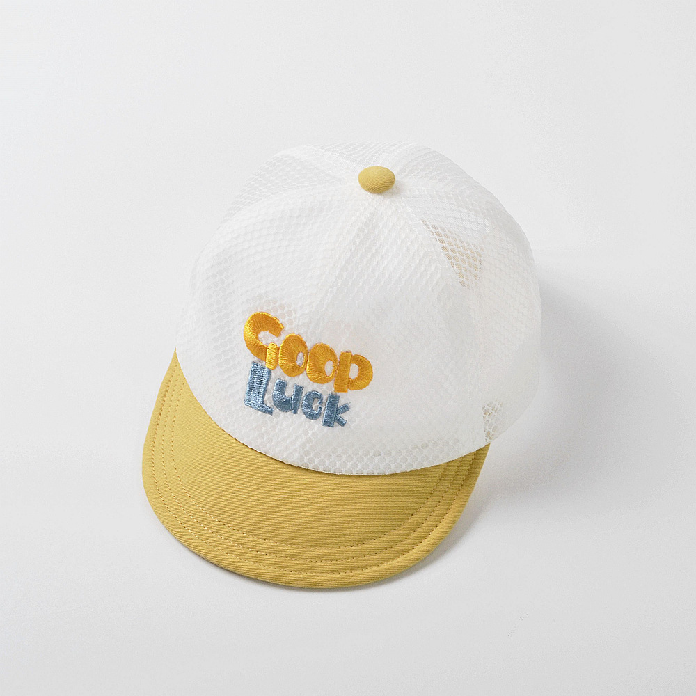 moinmlon Summer New Korean-style Full Mesh Breathable Cap Baby Sunshade Sun-protective Cap Baby Children's Adjustment