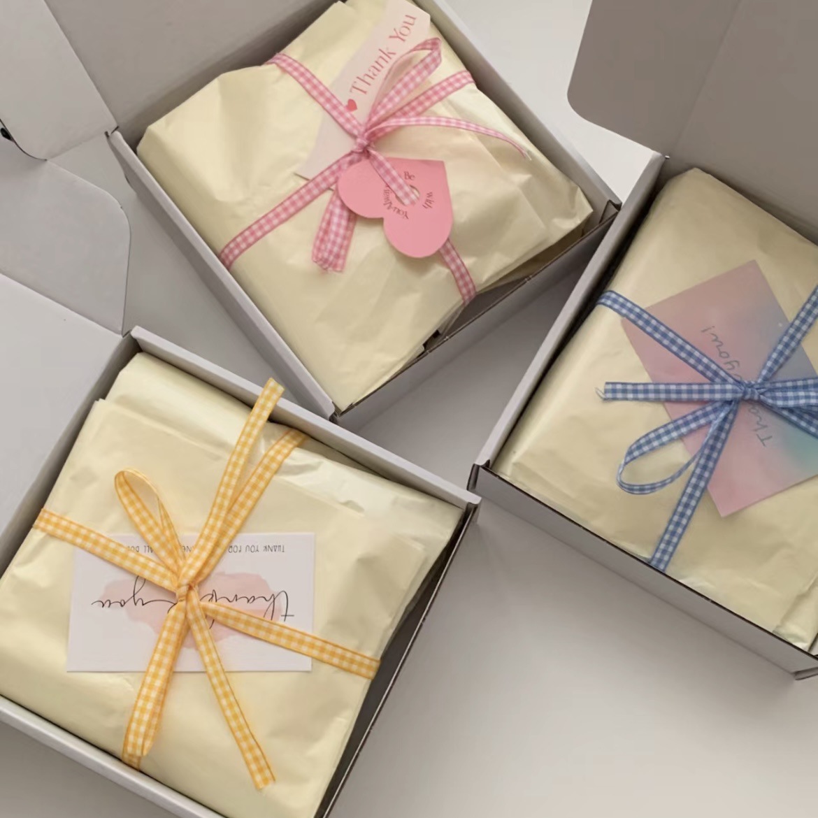 Milk yellow Sydney paper card packaging gift decoration flower wrapping paper bouquet lining paper floral shop floral packaging