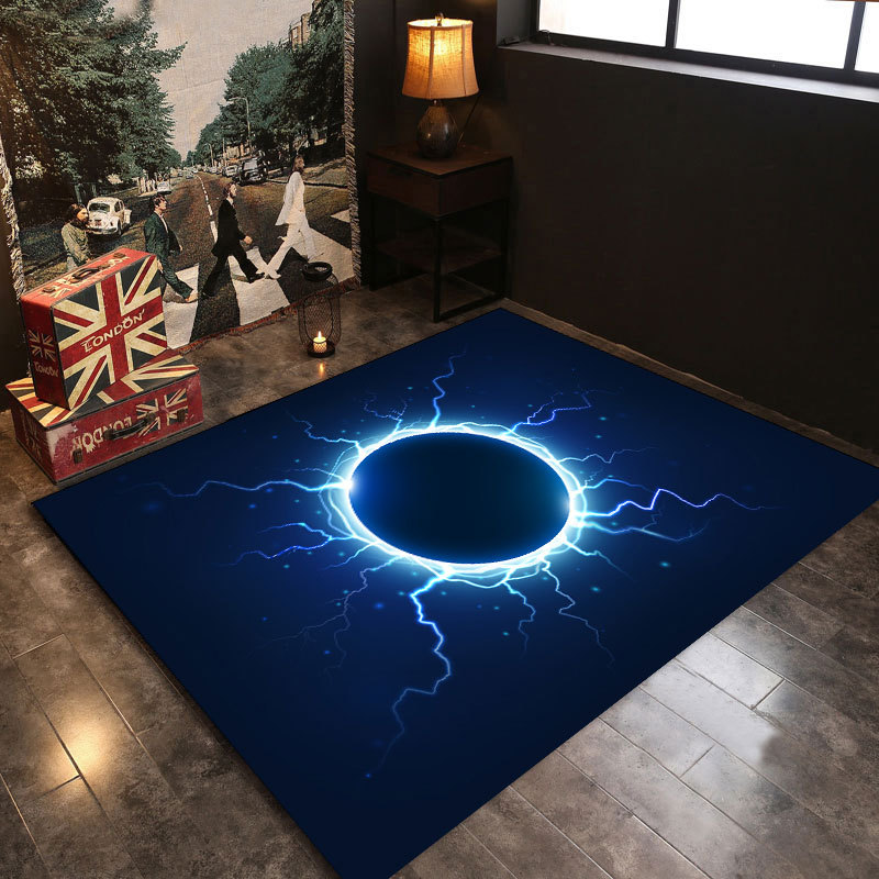 Picture of Factory wholesale in stock drum carpet mat jazz drum non-slip mat sound insulation dust removal carpet drum blanket a generation of hair