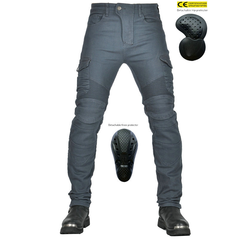 Picture of VOLERO motorcycle jeans men and women knight army green overalls anti-fall pants motorcycle anti-fall 06 riding pants