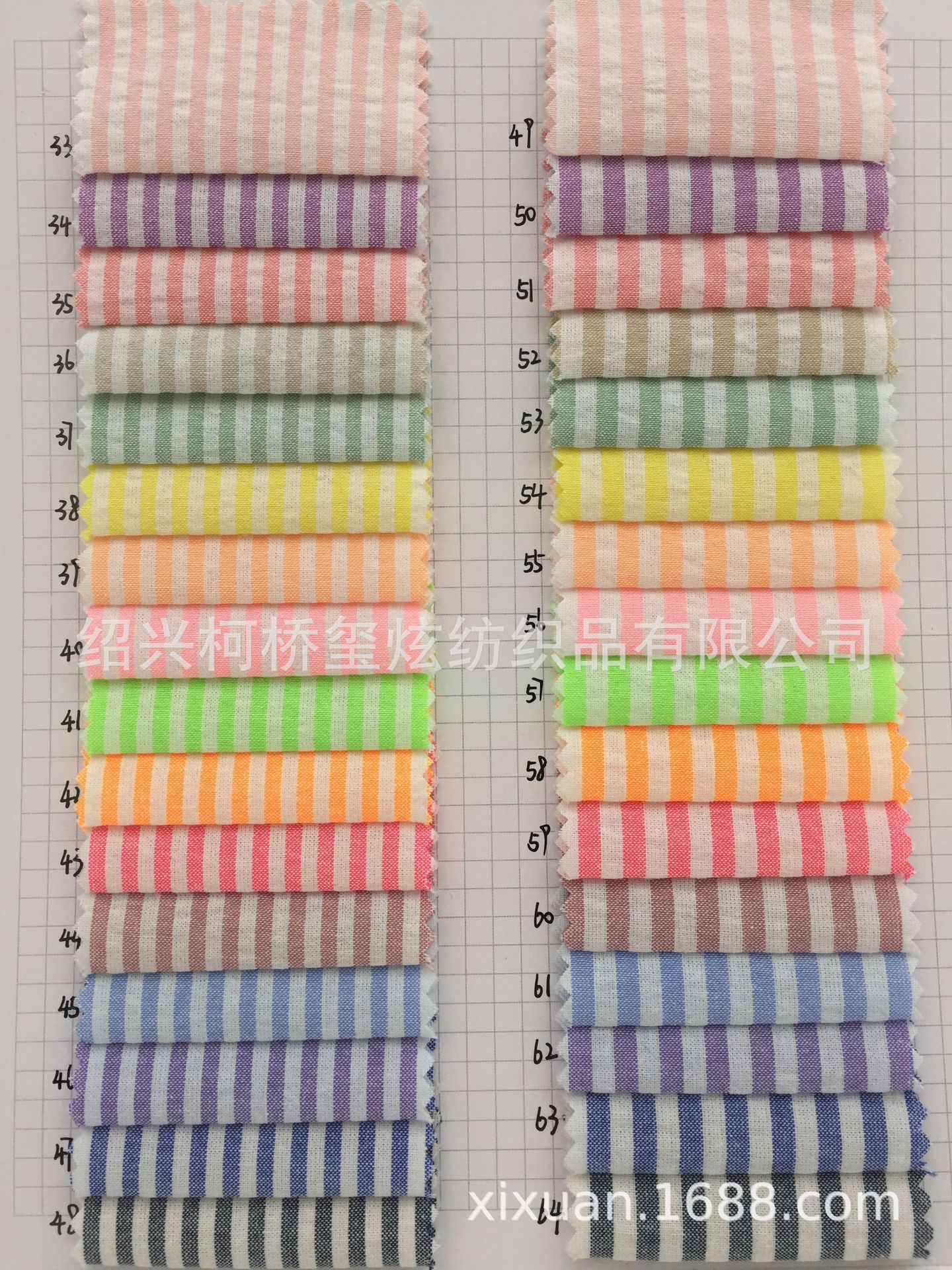 Picture of New sand wash stripe yarn-dyed striped shirt dress fabric yarn-dyed plaid in stock supply