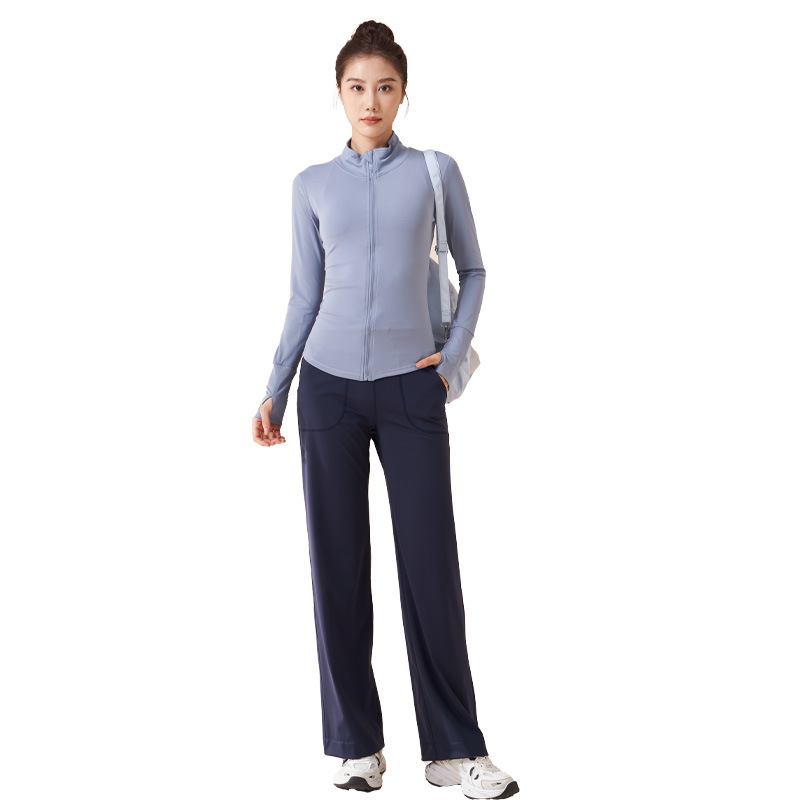 Picture of Juyitang High-Elastic Sports Jacket Fitness Cycling Yoga Fitness Clothing Jacket Running Sports Top for Women