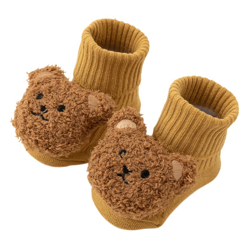 Picture of 24 baby spring and autumn a cotton tube dispensing non-slip floor socks baby socks cartoon toddler socks wholesale