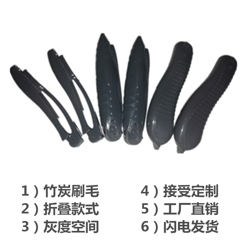 Picture of Folding Toothbrush Outdoor Travel Adult Personalized Portable Storage Sleeve Scrub Soft Hair Group Building Gift Advertising Toothbrush