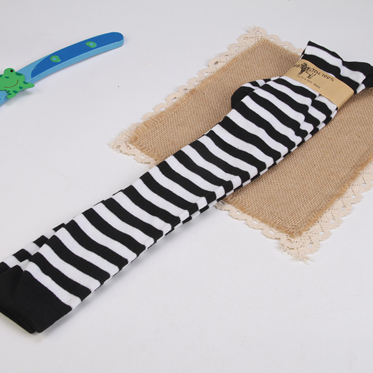 Picture of Spring Japanese Women's Socks All-match Striped Long Socks cosplay Anime Over-the-Knee Socks