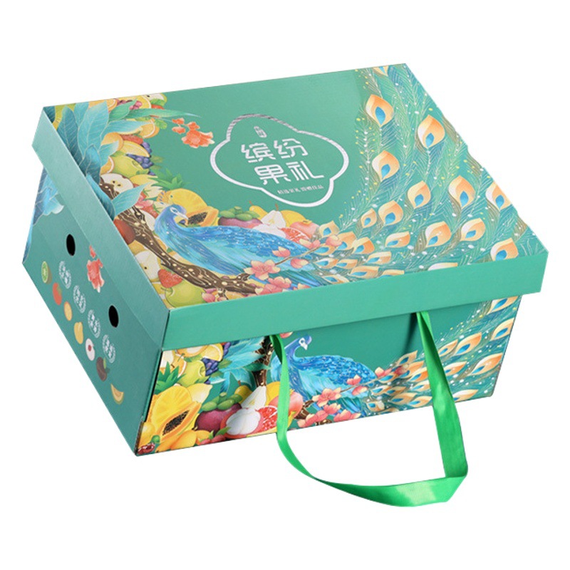 Universal Fruit Packaging Box 5.00 kg-7.50 kg Universal Mix and Match Portable Box Pomegranate Orange Fruit Gift Box Customization
