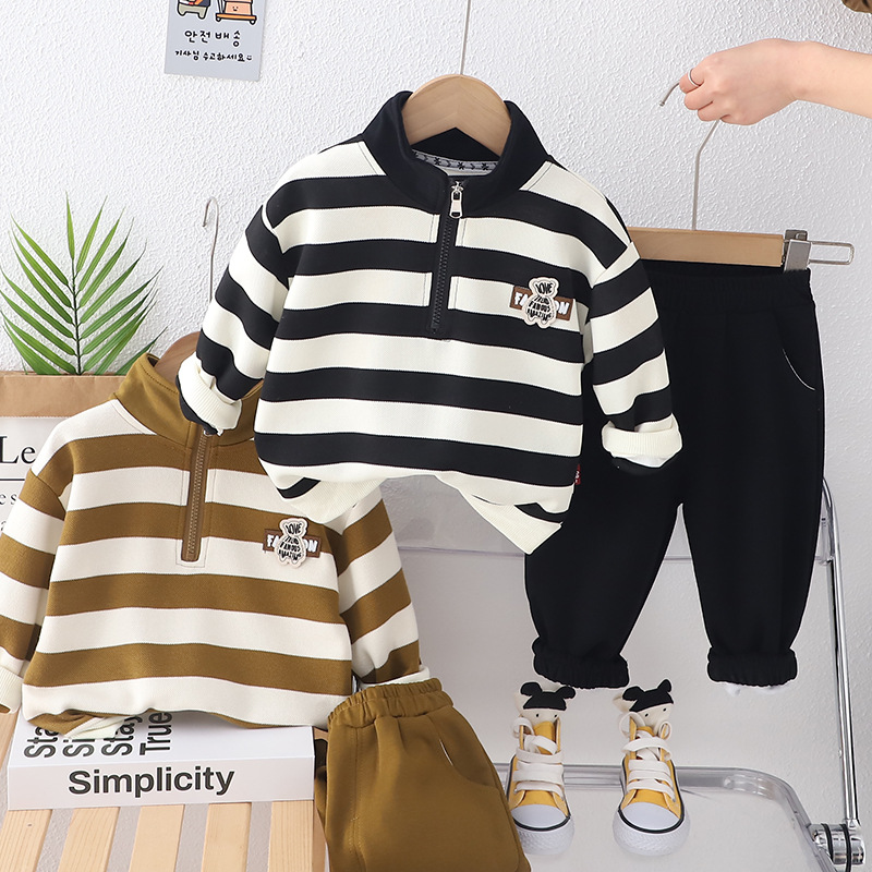 0-5 years old male baby long sleeve sports suit spring and autumn children's sweater two-piece set boys leisure suit wholesale