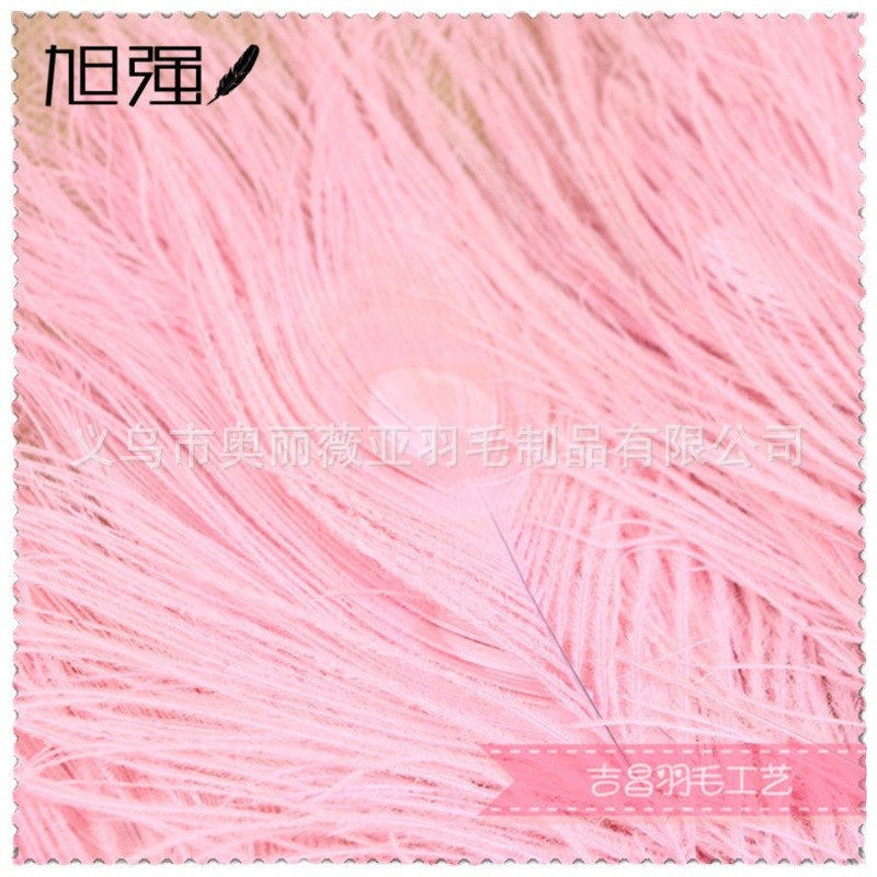 Picture of in stock supply 25-30CM color peacock feather DIY home interior clothing hair decoration peacock feather