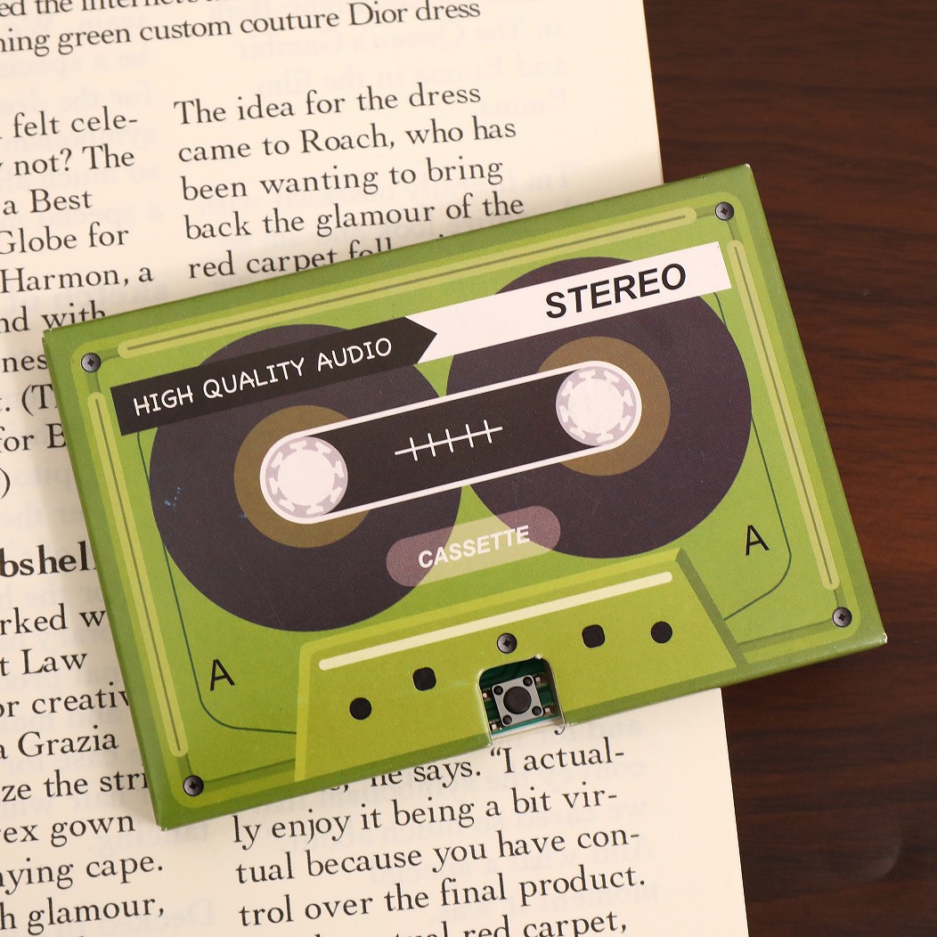 Picture of Tanabata Valentine's Day Gift Audio Tape Voice Card Birthday Gift Message Small Card Confession Artifact