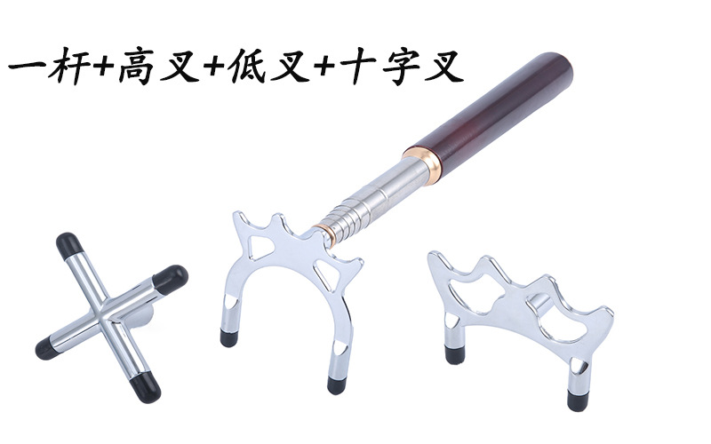 Picture of Telescopic pool cue support Telescopic frame rod Telescopic pool frame rod Billiard bridge rod Telescopic pool stick bridge Billiard support