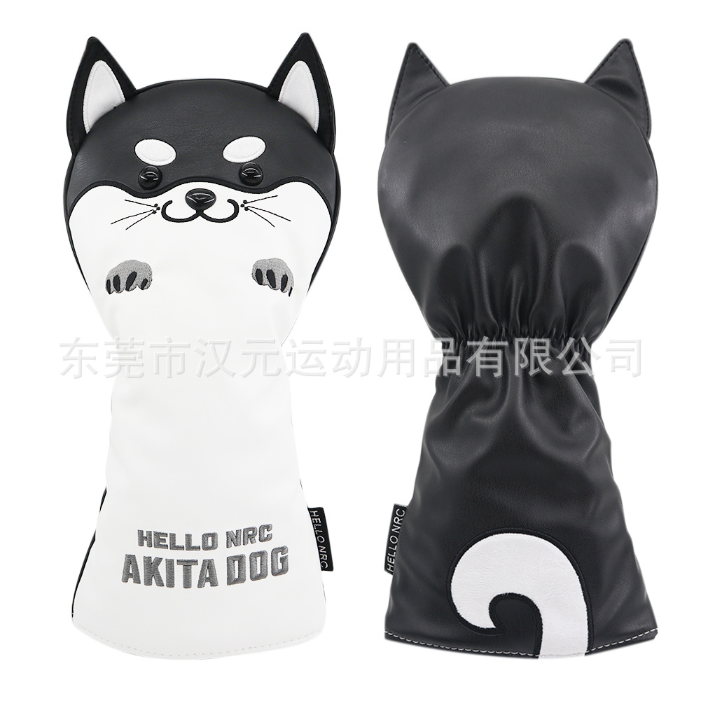 Picture of Factory wholesale Korea cross-border Golf Club cover protective cover iron cover wood dog outdoor sports accessories Black