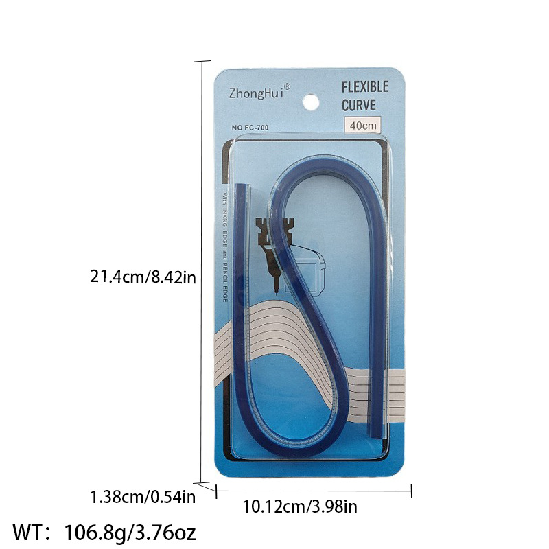 Picture of Pattern printing ruler clothing scale pattern making clothing curve cutting sewing tool multi-functional pattern printing ruler