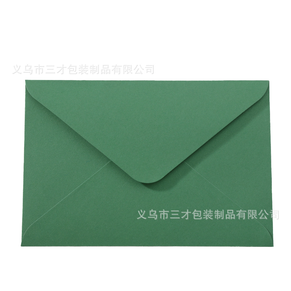 Picture of In stock wholesale solid color European color double adhesive paper Western envelope Kraft paper black Kali seal cross-border Amazon