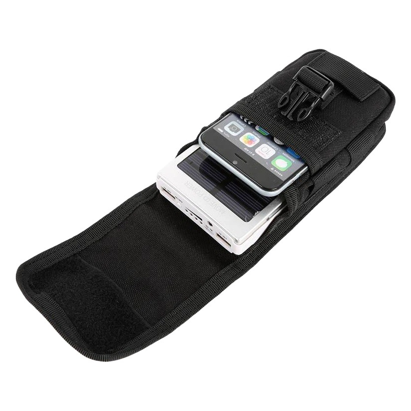 Outdoor Sports Double-Layer Mobile Phone Bag Card Holder Molle Accessory Hanging Bag Camouflage Multi-Functional Running Waist Bag
