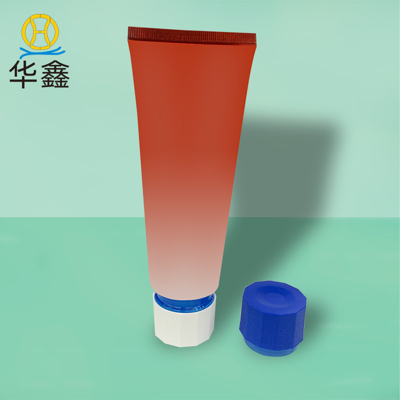 New product packaging material with rotary switch 100g facial cleanser hose packaging 120g facial cleanser hot selling hose factory