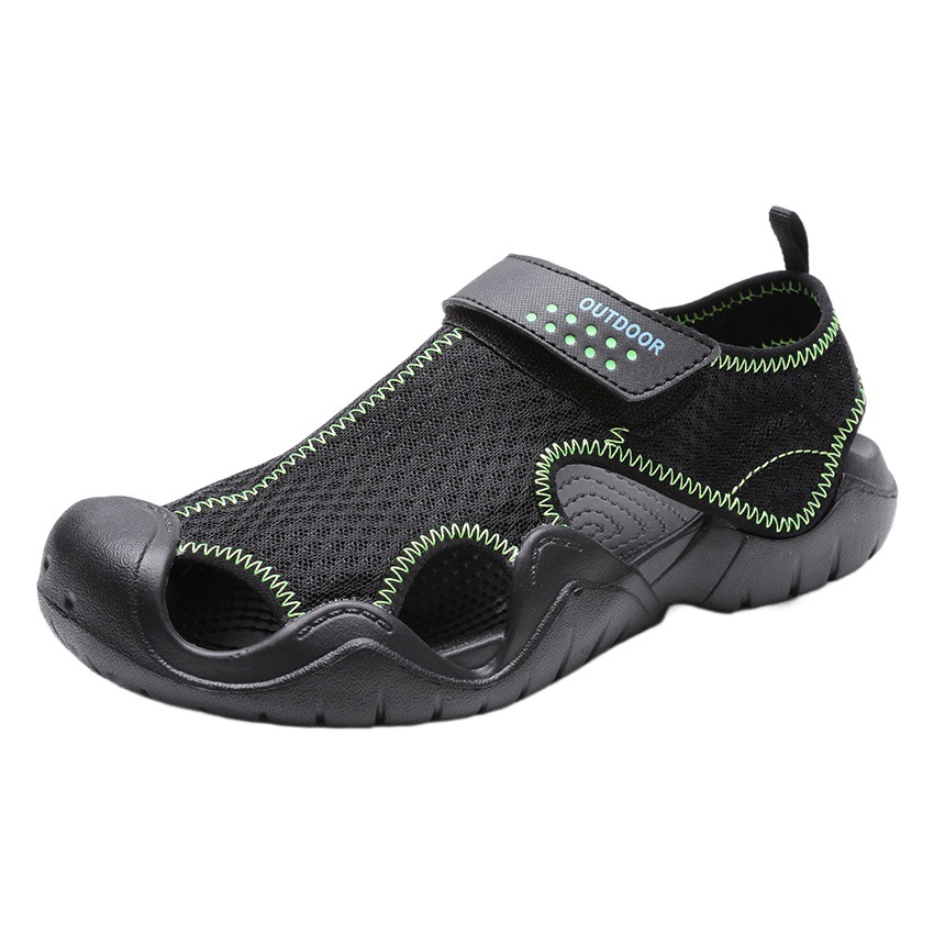 plus size Toe Sandals Men's New Summer Lightweight Breathable Outdoor Casual Shoes Beach Shoes Hollow Hole Shoes for Men
