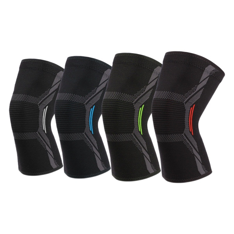 Knitted Nylon Sports Kneepad Four-sided Elastic Knitted Warm Kneepad Nylon Kneepad for Ball Sports