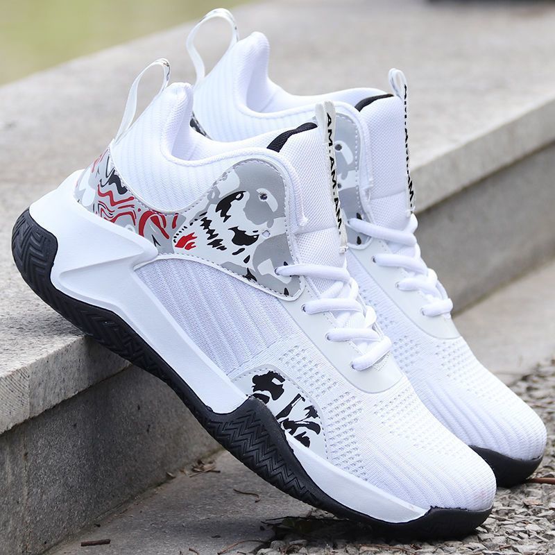Large Size High-Top Men's Shoes 2025 Autumn New Versatile Breathable Trendy Shoes Student Sneakers Basketball Shoes Running Shoes