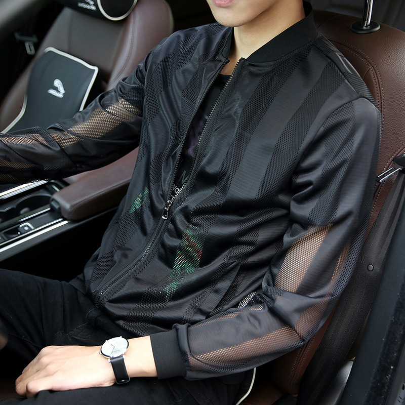 Sun protection clothing men's thin Korean-style sports casual breathable shirt summer sun protection clothing men's coat ultra-thin jacket wholesale