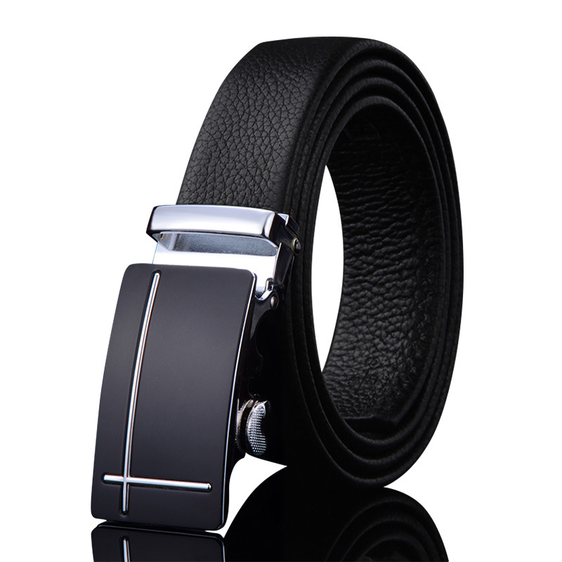 Picture of Men's Belt Leather High-end Automatic Buckle Casual Men's Cowhide Belt Men's Trousers Belt Men's Wholesale