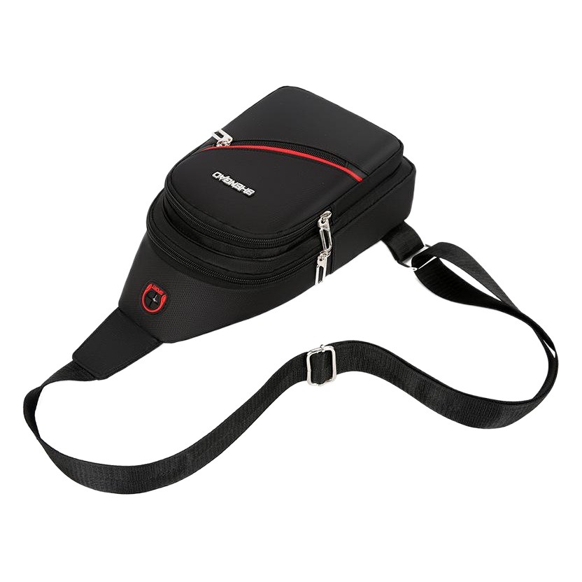 Chest Bag Men's New Korean Casual Mini Crossbody Bag Nylon Waterproof Oxford Cloth Men's Bag Small Shoulder Bag Hand Bag