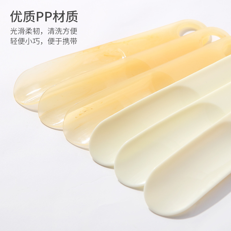 Picture of in stock wholesale lazy people wear shoes artifact shoehorn portable shoe extraction household shoe lifting device shoehorn for trademark