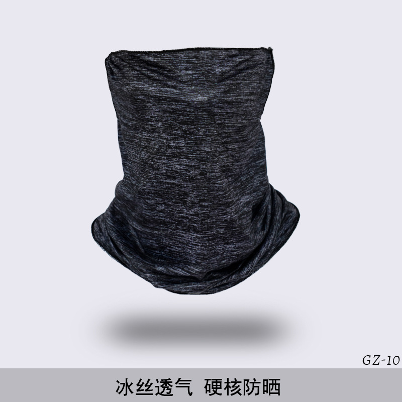 Picture of Outdoor ice silk mask changeable ear scarf men's and women's bicycle riding hood collar sun protection scarf summer