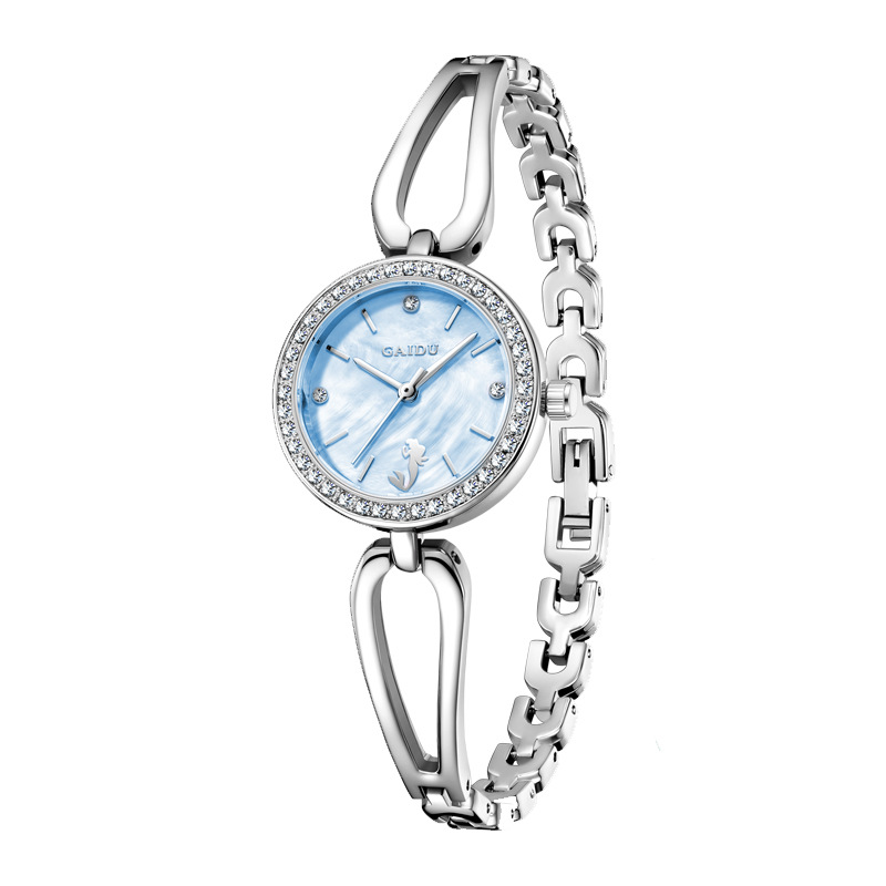 Picture of GAIDU Women's Watch Simple Quartz Watch Casual Elegant Diamond-encrusted Fashion Niche Bracelet Watch Women