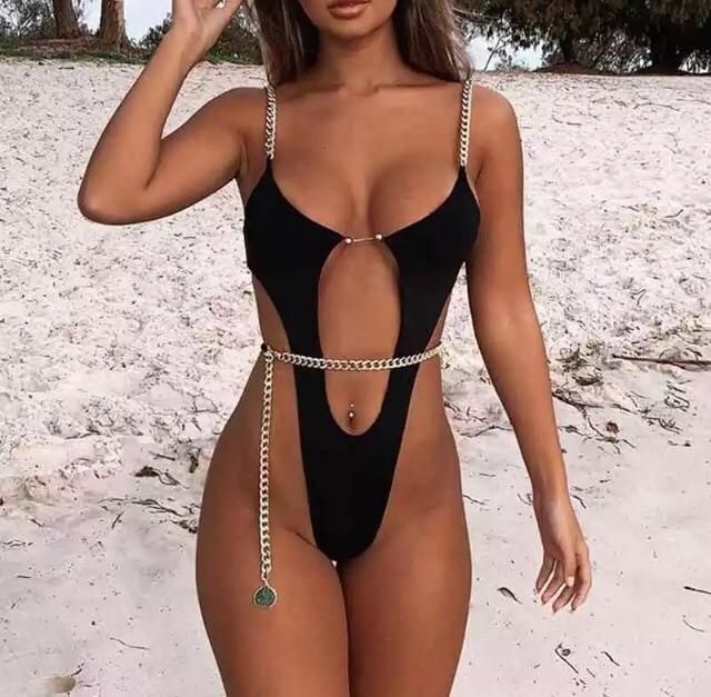 [Manufacturer] wholesale European and American cross-border jewelry fashion trend wild flower plate female body chain wait chain